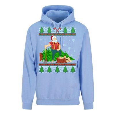 Christmas Lumber Santa Claus Unisex Surf Hoodie