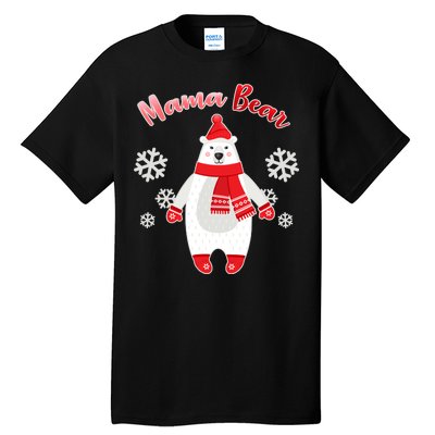 Christmas Mama Bear Tall T-Shirt