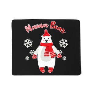 Christmas Mama Bear Mousepad