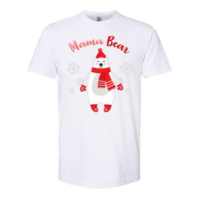 Christmas Mama Bear Softstyle® CVC T-Shirt