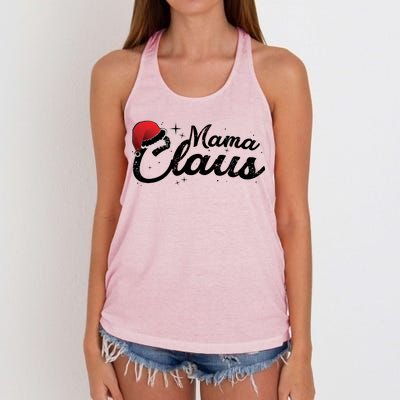 Christmas: Mama Claus Women's Knotted Racerback Tank