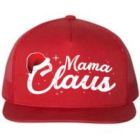 Christmas: Mama Claus Flat Bill Trucker Hat