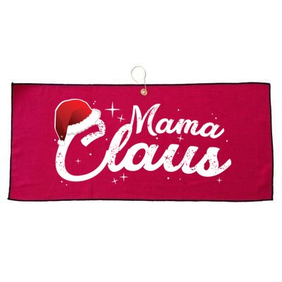 Christmas: Mama Claus Large Microfiber Waffle Golf Towel