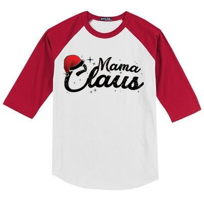 Christmas: Mama Claus Kids Colorblock Raglan Jersey