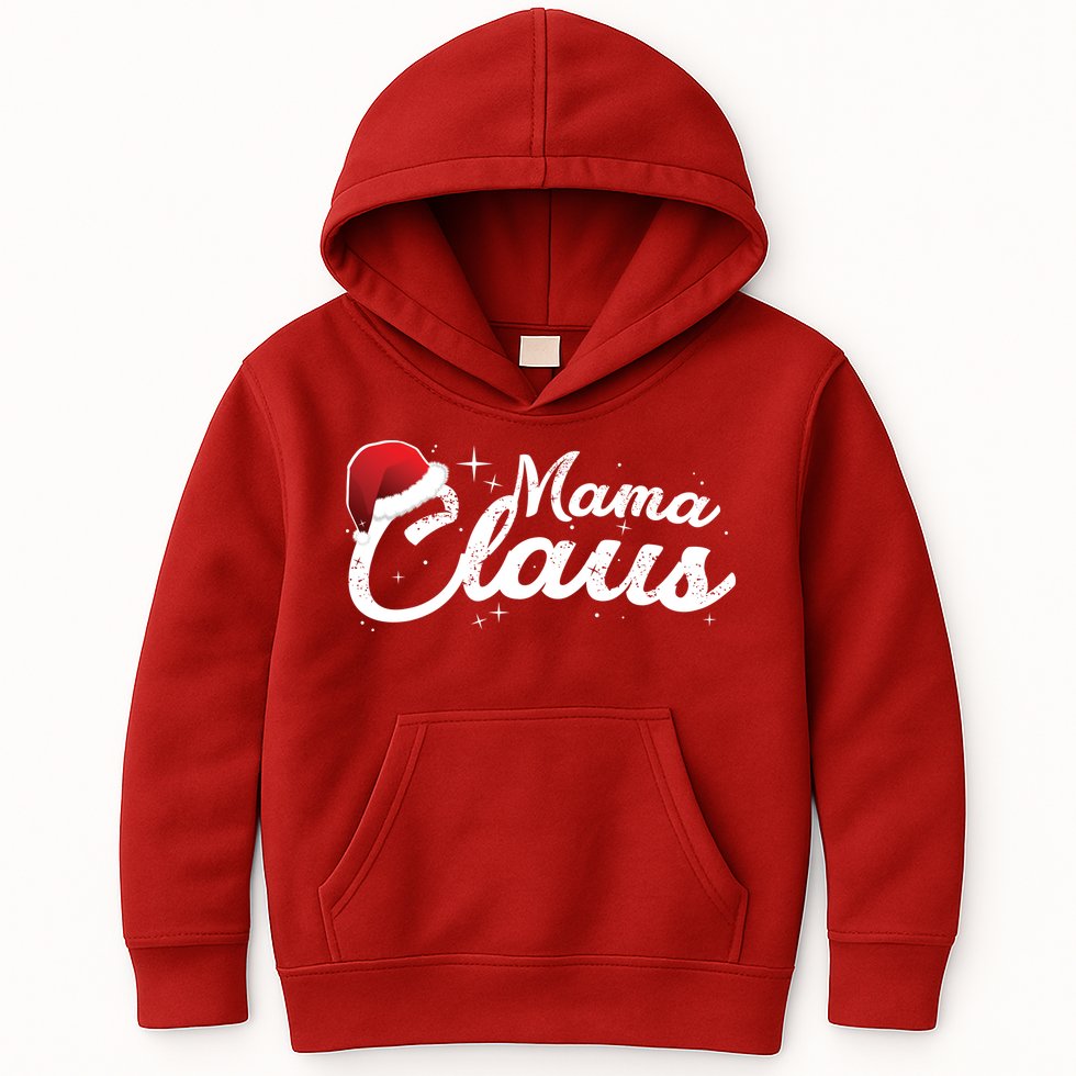 Christmas: Mama Claus Kids Hoodie