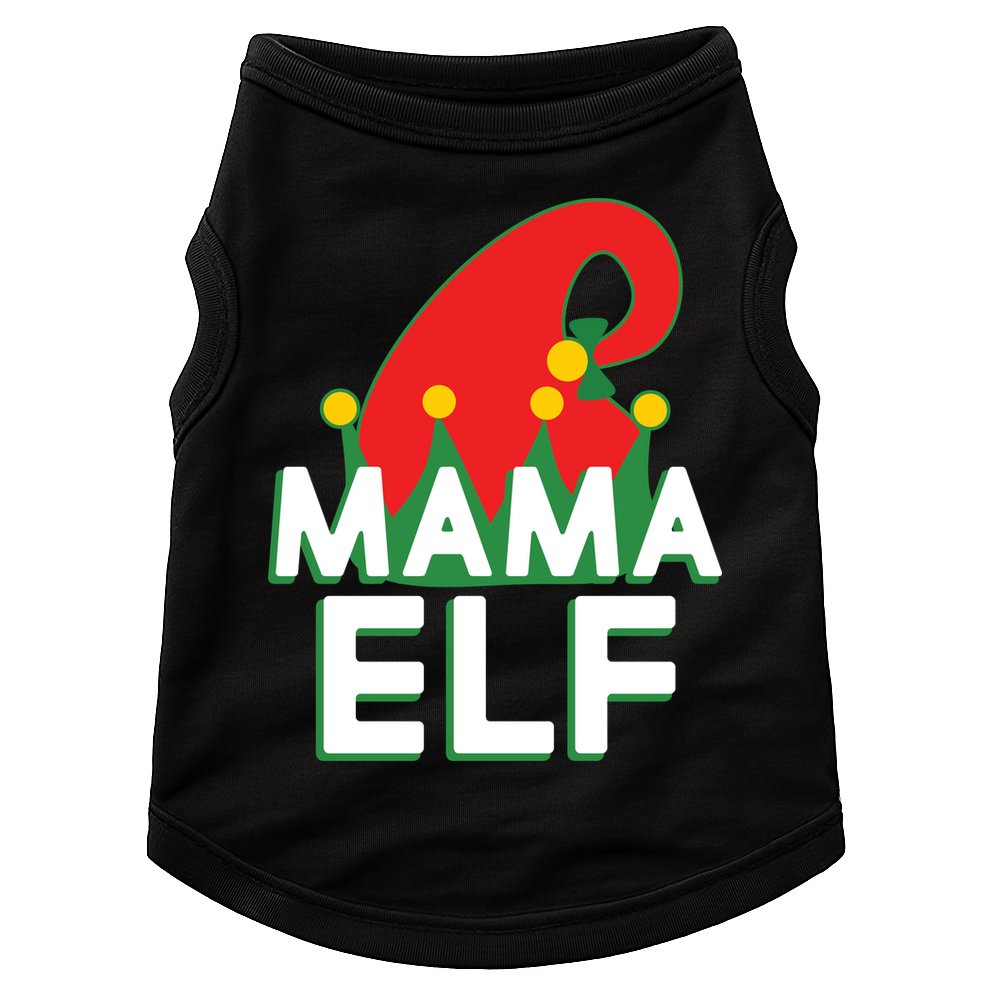 Christmas: Mama Elf Doggie Tank
