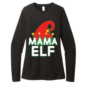 Christmas: Mama Elf Womens CVC Long Sleeve Shirt