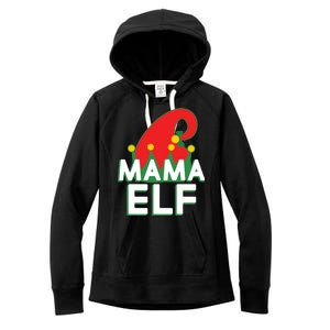 Christmas: Mama Elf Women's Fleece Hoodie