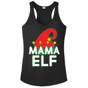 Christmas: Mama Elf Ladies PosiCharge Competitor Racerback Tank