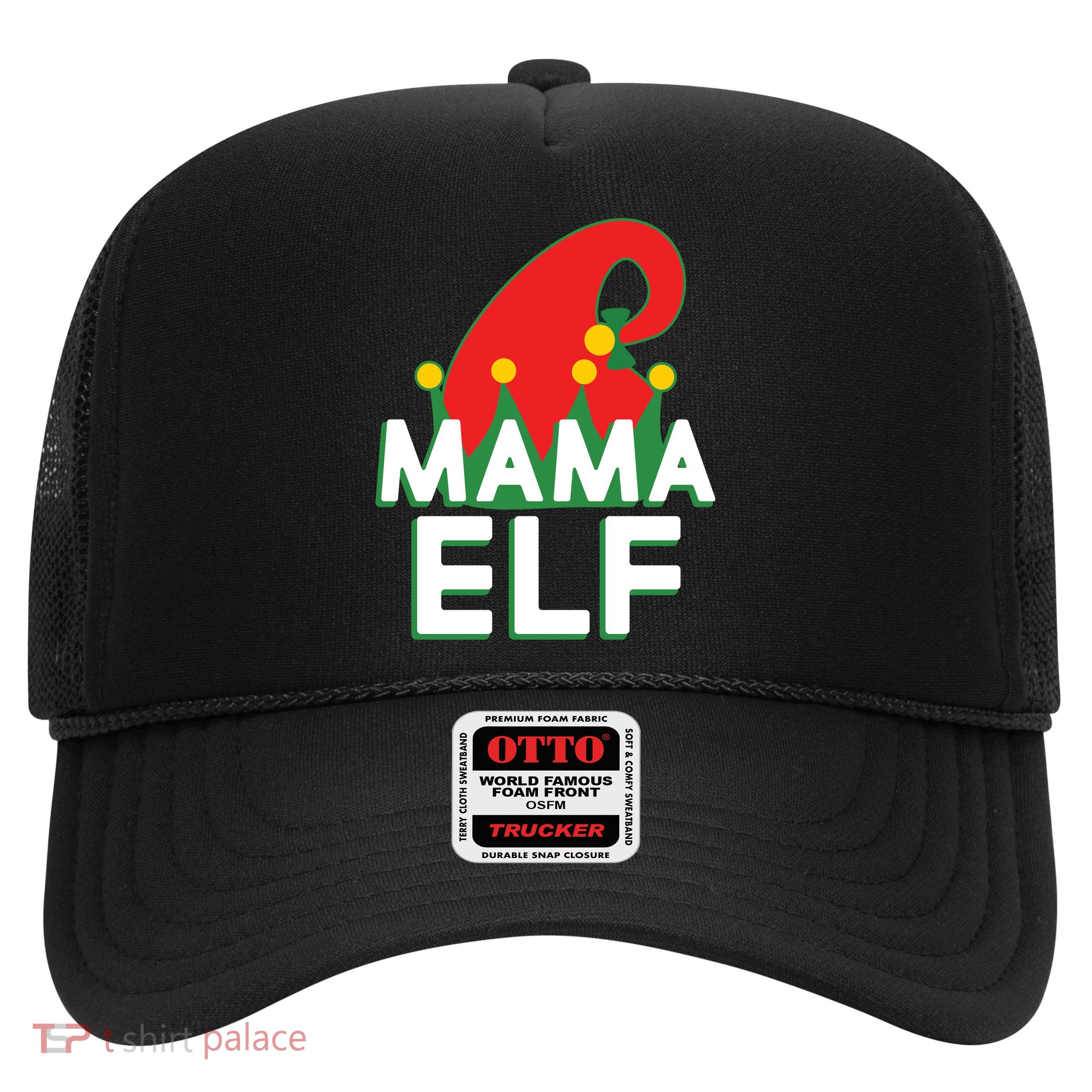Christmas: Mama Elf Trucker Hat