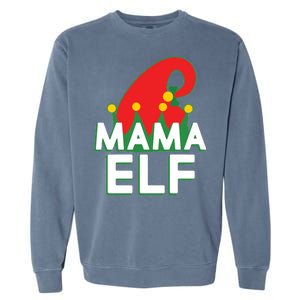 Christmas: Mama Elf Garment-Dyed Sweatshirt