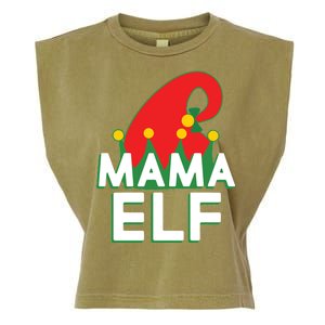 Christmas: Mama Elf Garment-Dyed Women's Muscle Tee