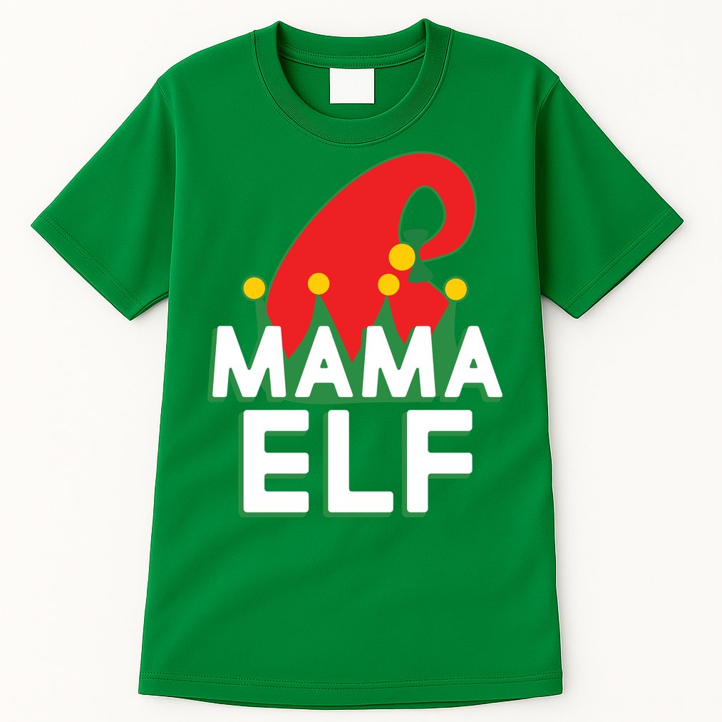 Christmas: Mama Elf Tall T-Shirt