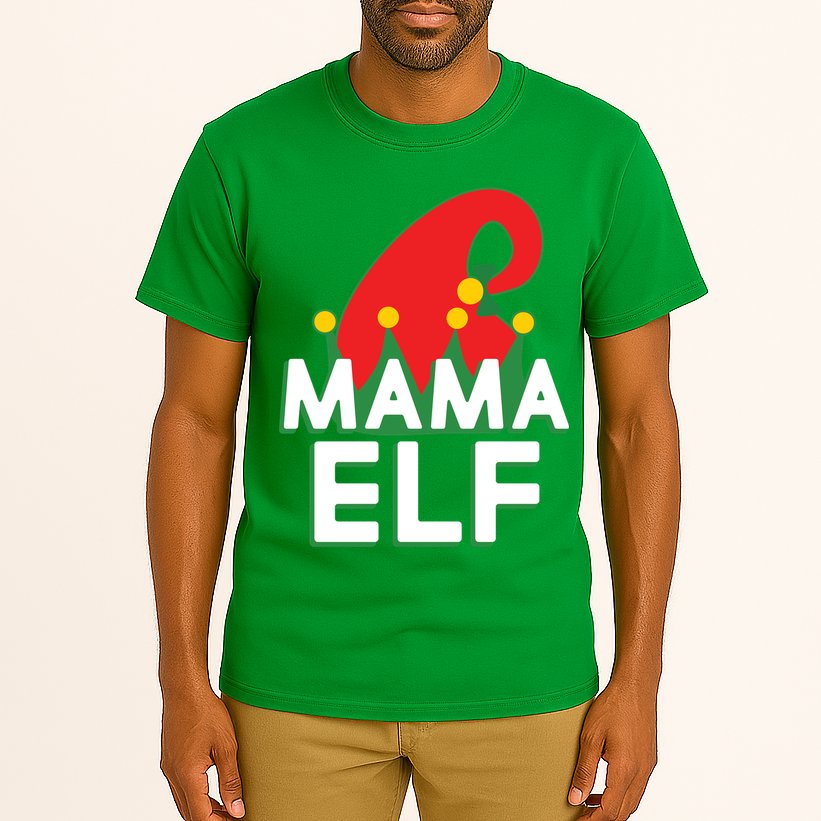 Christmas: Mama Elf Tall T-Shirt
