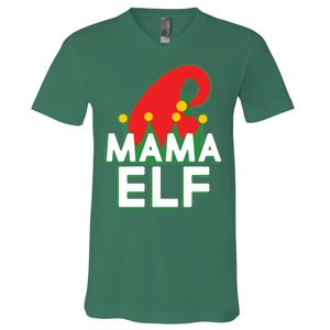 Christmas: Mama Elf V-Neck T-Shirt