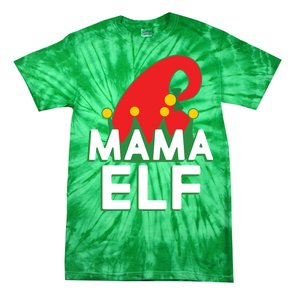 Christmas: Mama Elf Tie-Dye T-Shirt