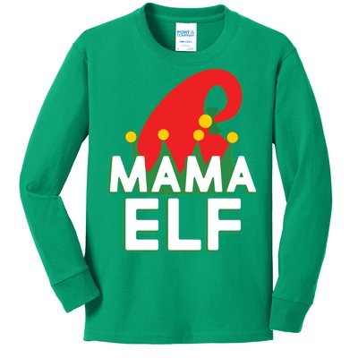 Christmas: Mama Elf Kids Long Sleeve Shirt