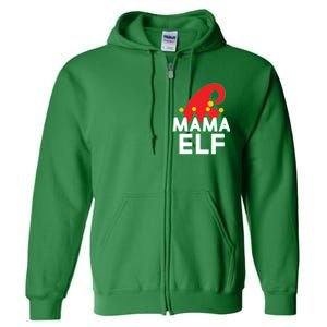 Christmas: Mama Elf Full Zip Hoodie