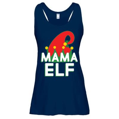 Christmas: Mama Elf Ladies Essential Flowy Tank