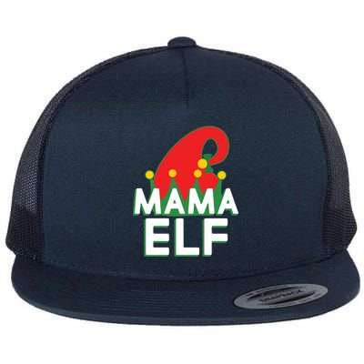 Christmas: Mama Elf Flat Bill Trucker Hat