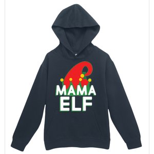 Christmas: Mama Elf Urban Pullover Hoodie