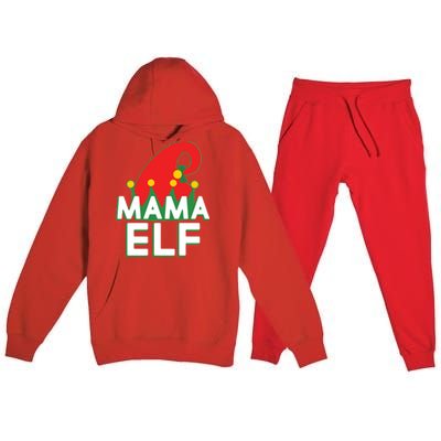 Christmas: Mama Elf Premium Hooded Sweatsuit Set