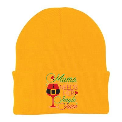 Christmas Mama Needs Her Jingle Juice Wine Knit Cap Winter Beanie