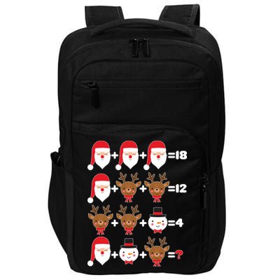 Christmas Math Quiz Impact Tech Backpack