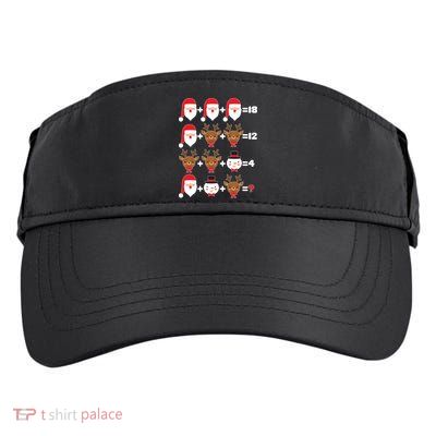 Christmas Math Quiz Adult Drive Performance Visor