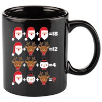 Christmas Math Quiz 11oz C Handle Ceramic Mug