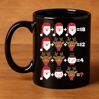 Christmas Math Quiz 11oz C Handle Ceramic Mug
