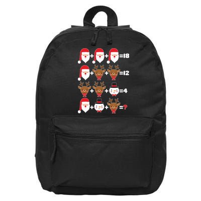 Christmas Math Quiz 16 in Basic Backpack