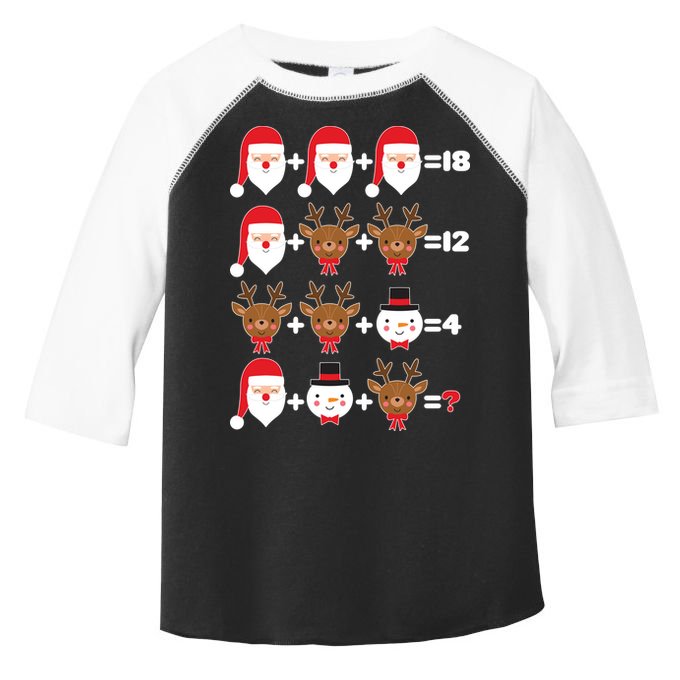 Christmas Math Quiz Toddler Fine Jersey T-Shirt