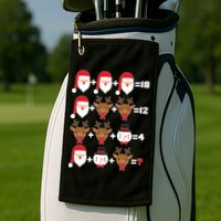 Christmas Math Quiz Golf Towel