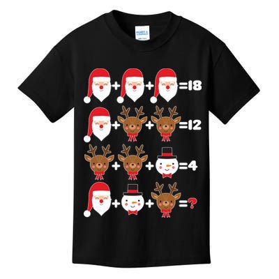Christmas Math Quiz Kids T-Shirt