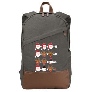 Christmas Math Quiz Cotton Canvas Backpack