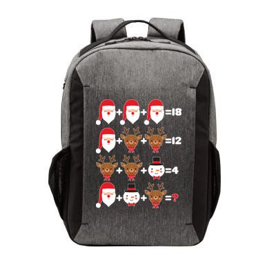 Christmas Math Quiz Vector Backpack