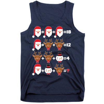 Christmas Math Quiz Tank Top