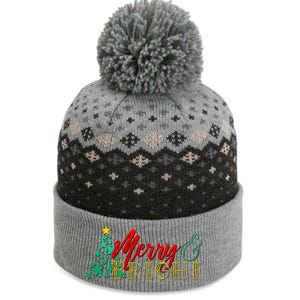 Christmas Merry & Bright The Baniff Cuffed Pom Beanie