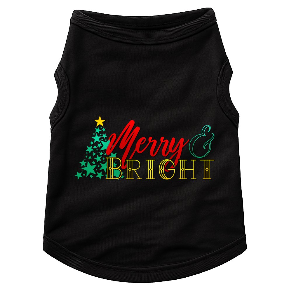 Christmas Merry & Bright Doggie Tank