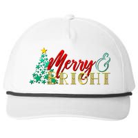 Christmas Merry & Bright Snapback Five-Panel Rope Hat