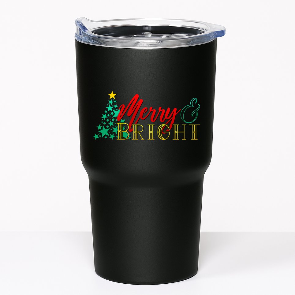 Christmas Merry & Bright Tumbler