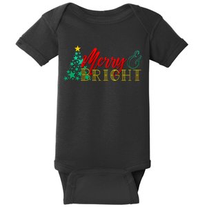 Christmas Merry & Bright Baby Bodysuit