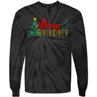 Christmas Merry & Bright Tie-Dye Long Sleeve Shirt