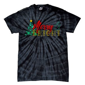 Christmas Merry & Bright Tie-Dye T-Shirt