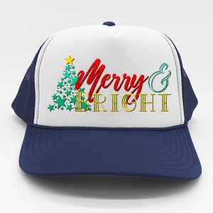 Christmas Merry & Bright Trucker Hat