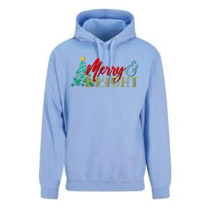 Christmas Merry & Bright Unisex Surf Hoodie