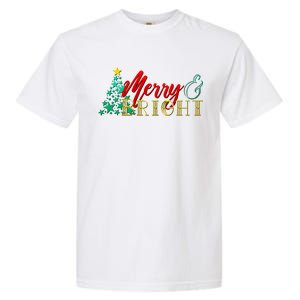 Christmas Merry & Bright Garment-Dyed Heavyweight T-Shirt