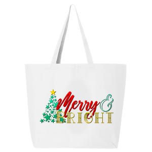 Christmas Merry & Bright 25L Jumbo Tote