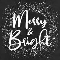 Christmas Merry and Bright 7 Panel Mesh Trucker Snapback Hat